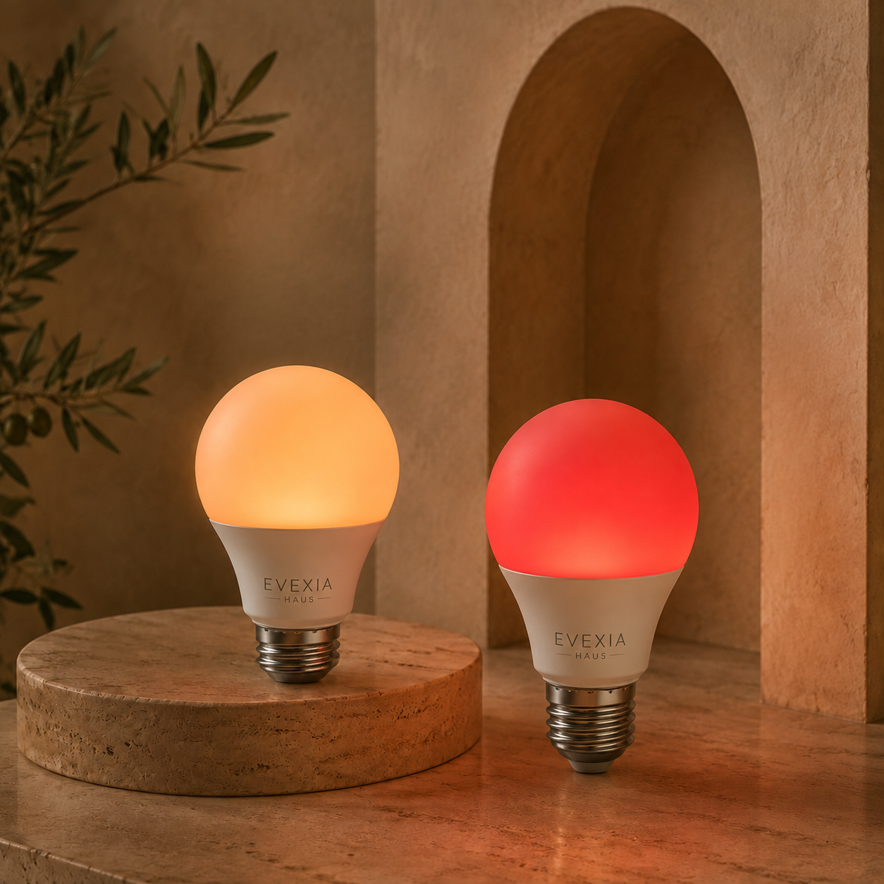 Amber & Red Circadian Light Globe